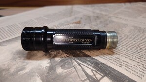 【中古】SUREFIRE 6P 2セル6V純正ボディ BK 旧ロゴ シュアファイア