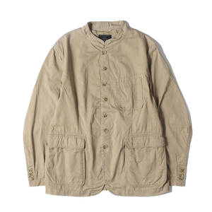 Engineered Garments エンジニアドガーメンツ ジャケット サイズ:M FREAKS STORE ソフトツイル 7B マオカラー ワークジャケット ベージュ