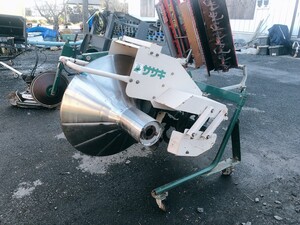 中古 Sasaki ササキ あぜぬり機 ライデン RB307D ※リモコンなし トラクター パーツ 畦塗機 畔塗 あぜ塗り アゼ 農機具 茨城県 1111え5 M外