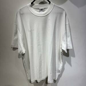 VETEMENTS ALL WHITE INSIDE-OUT T-SHIRT UE63TR660W1 SIZE-S ヴェトモン オール ホワイト インサイドアウト Tシャツ TEE