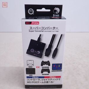 1円〜 未開封 コロンバスサークル MD/PCE用 周辺機器 スーパーコンバーター PS4/PS3用コントローラ対応 Brook Design【10