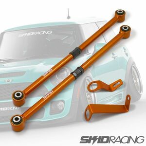 車検OK MINI 調整式 ピロ キャンバー アーム ミニクーパー R55 R57 R58 R59 リア コントロールアーム スキッドレーシング# :26-A1 26-A2