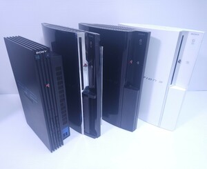 ゲームハード ゲーム機本体 まとめ セット ps3/ps2 CECHA00/CECHL00/CECHB00/SCPH-50000パワー確認済み / 動作未確認 (H-37)