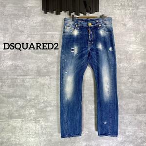 『DSQUARED2』ディースクエアード (42) ダメージデニムパンツ