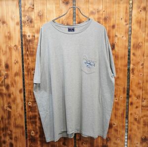 90s polosport ralphlauren 鮫　ポケットTシャツ　XXL/ポロスポーツ　ラルフローレン　シャーク　サメ