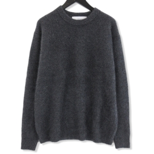 美品 WHITE MOUNTAINEERING ホワイトマウンテニアリング クルーネックニット WM1873602 ROUND NECK RACCOON KNIT グレー 2 71008660