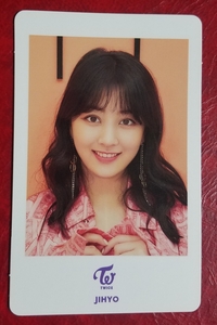 TWICE ジヒョ One More Time フォトカード リリイベ ハイタッチ会 トレカ トレーディングカード Jihyo Photo Card 即決 トゥワイス