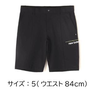 【定価13,200円】ニューバランスゴルフ ストレッチハーフパンツ (4132002-010 サイズ：5) 新品値札付き 2024新作【NewBlance Golf正規品】