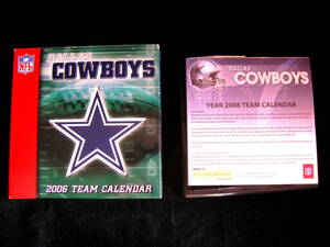 ●即決●NFL　COWBOYS　DALLAS 2006年　チームカレンダー　日めくり　メモ帳　ダラス　カウボーイズ