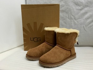 期間限定セール アグ UGG Mini Bailey Bow ミニ ベイリー ボウ レディース ムートンブーツ 23cm チェスナット 1005062