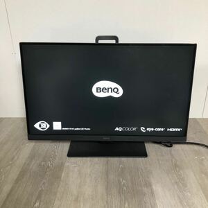 1030 BenQ デザイナー向けモニター PD-2700U 27インチ 通電のみ確認済み 高さ調整可 回転機能付き 現状品 ベンキュー