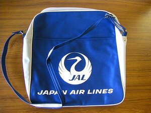 ★日本航空　JALトラベルショルダーバッグ　昭和レトロ　　未使用　デットストック　az