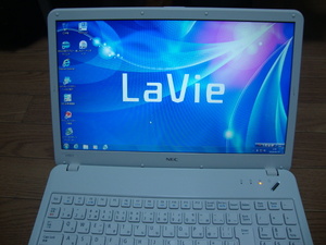 ★ NEC ノートパソコン LaVie S PC-LS150ES1KS スノーホワイト [Win7/2.13GHz/2GB/500GB/DVDマルチ/15.6インチ] ★