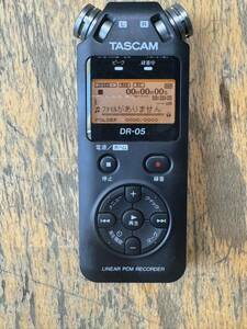 TASCAM DR-05リニアPCMレコーダー中古通電のみ