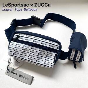 新品正規 ズッカ レスポートサック× ZUCCa コラボ Louver Tape Beltpack 定1.65万 ベルトバッグ ボディバッグ ウエストバッグ