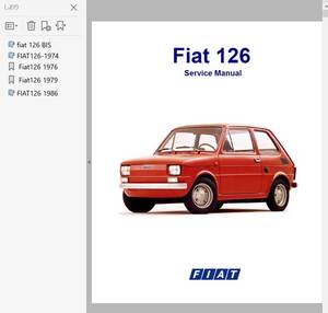 ★★ Fiat 126 整備書　修理書　ワークショップマニュアル　オーナーズマニュアル