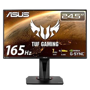 ASUSTek ゲーミングモニター TUF Gaming VG259QR 24.5インチ/フルHD/IPS/165Hz/1ms/PS5対応/G-Sync