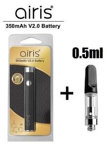 airis Vertex VAPE アトマイザー 付き 510規格 ブラック