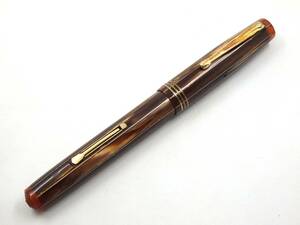 ★中古★WATERMAN ウォーターマン 万年筆 ペン先刻印 IDEAL 14KT ボディ ブラウン系 OFG56741O