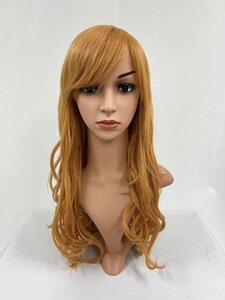 Wigs2you C-003 茶色 コスプレウィッグ アニメ アイドル風 耐熱コスプレウィッグ★シンプルなパーマロングスタイル