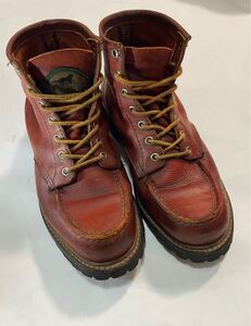 【希少】US7.5E レッドウイング 8175 半円犬タグ USA製90年代　 REDWING レッドウィング ワークブーツ RED WING