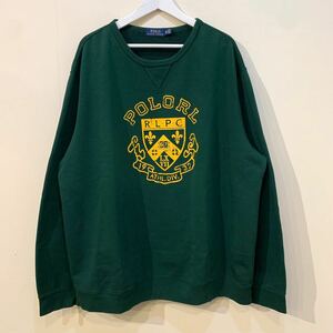 ビッグサイズ XXL !! ポロ ラルフローレン 前V ロゴ スウェット シャツ POLO Ralph Lauren FRONT V LOGO SWEAT SHIRTS