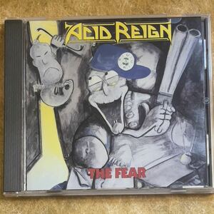 スラッシュ傑作!!国内盤CD アシッドレイン Acid Reign The Fear(Thrash,Xentrix, D.A.M., Sacred Reich, Anthrax クロスオーバー)