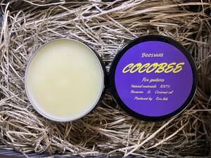 E.V.O　Lab製　ギター用蜜蝋WAX　COCOBEE　30ｇ　スパチュラ付き