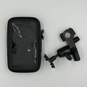 500310　自転車　バイク　防水　スマホケース　ホルダー　セット　ウォータープルーフ　モバイルケース