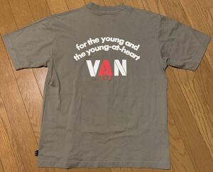 VAN・バン・Tシャツ ・M・未使用・タグ有り・カーキグリーン・アイビーファッション・昭和・アメカジ・ロカビリー・ビンテージ・レトロ