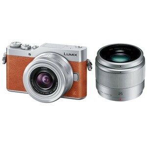 中古 １年保証 美品 Panasonic LUMIX DC-GF9W ダブルレンズキット オレンジ