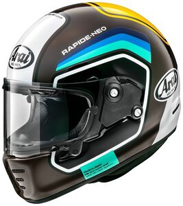 Arai フルフェイスヘルメット　RAPIDE-NEO　ラパイドネオ　NUMBER　ナンバー　ブラウン　XL　61-62ｃｍ