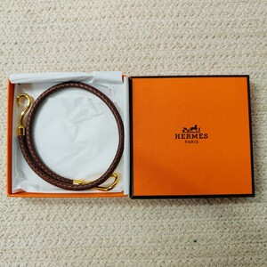 HERMES/ エルメス レザー ブレスレット