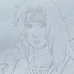 ■【ナルト NARUTO】【夕日紅 Kurenai Yuhi】原画 動画 セル画　4枚セット anime genga douga cel アニメ(d11)