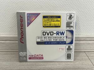 【未使用品】Pioneer DVD-RW 日本製 DVS-RWP470A くり返し録画用 4.7GB データ用 パイオニアビデオ株式会社