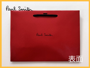 【未使用品】ポールスミス　小物用 紙袋 赤　2枚セット　Paul Smith ショッパー【送料無料】