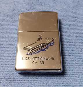 Zippo/ジッポー　U.S.S.KITTY HAWK CV-63　軍艦　艦船　2005年製