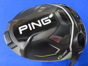 【中古】PING（ピンゴルフジャパン）2023　G430 MAX（マックス）ドライバー（10.5°）【S】ALTA J CB BLACK（ブラック）