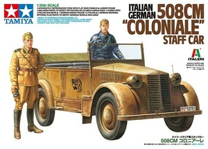 タミヤ 37014 1/35 ドイツ・イタリア軍スタッフカー 508CM コロニアーレ