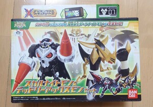 新品 デジモンクロス フィギュアシリーズ 07 スカルナイトモン & デッドリーアックスモン セット ダークナイトモン デジモンクロスウォーズ