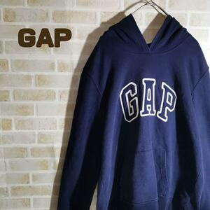 GAP ギャップ パーカー プルオーバー 紺 ネイビー L 人気商品