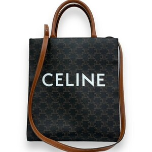 CELINE セリーヌ バック ハンドバック トリオンフ 斜め掛け バーティカルカバ スモール カバン 2WAYバッグ ショルダーバッグ 191542BZK