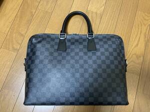 LOUIS VUITTON ルイヴィトン ダミエグラフィット ポルト ドキュマン・ジュール メンズ ビジネスバック ブリーフケース N48224