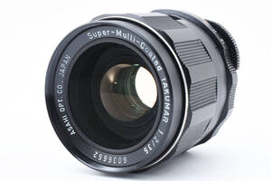 【良品】PENTAX Super-Multi-Coated TAKUMAR 35mm F2 単焦点 標準レンズ M42マウント#400