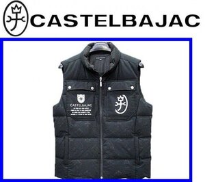 秋冬★50(LL)★\49500〓CASTELBAJACカステルバジャック〓モノグラムダウンベスト99