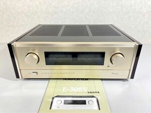 e8683 動作品 外観良好 Accuphase アキュフェーズ E-305V E305V プリメインアンプ 取説付