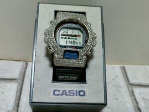 希少！激レアコラボ！ビンテージ！CASIO G-SHOCK DW-6600B 日産 SKYLINE GT-R　SKYLINE Racing Teamベゼルカスタム品　バックライト写真有