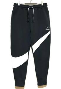 NIKE NSW SWOOSH TECH FLEECE PANTS（L）黒 ナイキ ビッグ スウッシュ テックフリース パンツ ジョガー スウェット