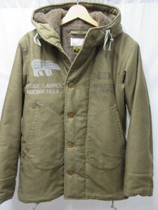 ☆1000円～極美品　コリンボ　COLIMBO OBSERVER PARKA DEMOTEX-ED デッキジャケット NAF-10134　サイズ40