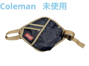 未使用　Coleman ボディバッグ ネイビー/ベージュ